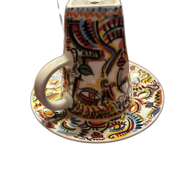 Nespresso x Justin Teodoro Mug Home with Heart Graphic Doodles Porcelain 2022 - Picture 5 of 5